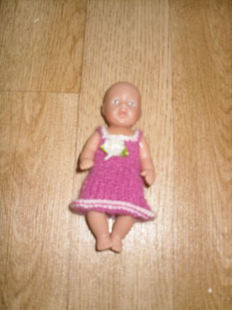 gehaakt jurkje 11 cm