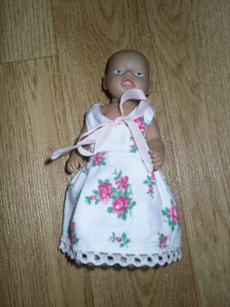 lange jurk met bloemen 14 cm