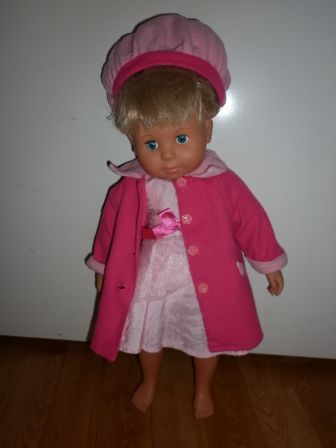 Bayer pratende meisjespop 46 cm