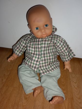 jongenspop van 46 cm