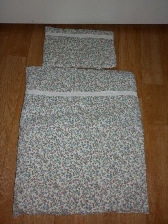 gebloemd dekentje en kussentje