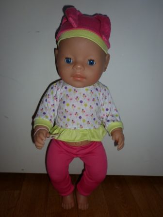 setje met grappige muts 40-43 cm