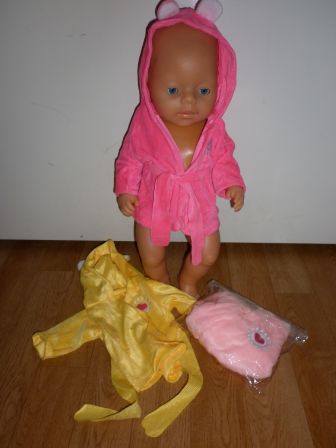 badjasje 40-43 cm, nieuw!