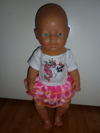 jurkje met eenhoorn 40-43 cm