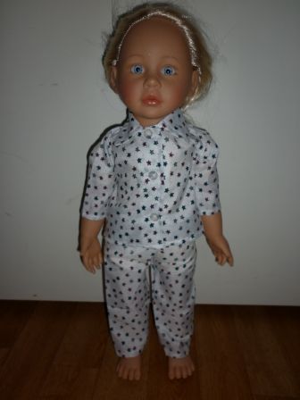 pyjama met sterren 36 cm of 46-50 cm