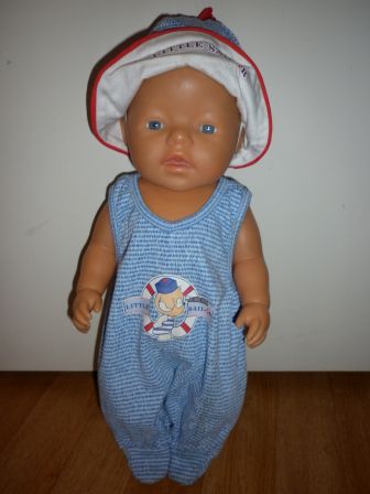 matrozenpakje met hoed 43 cm