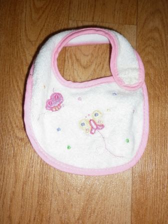 kleine slabber met vlinders