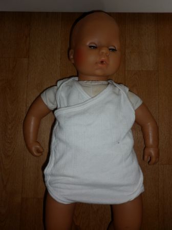 prenatal mouwloze romper maat 50