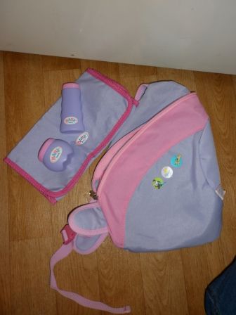 paars/roze schoudertas