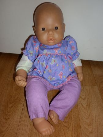 paars/lila/roze setje 36 cm