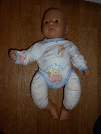 romper met beertjes 36 cm