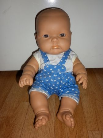 bolle meisjesbaby 33 cm met geur