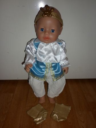 prinsen outfit 43 cm