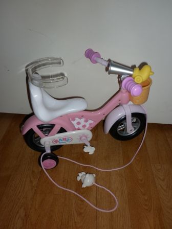 baby born 43 cm fiets