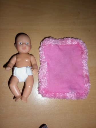 roze dekentje met fluffy rand