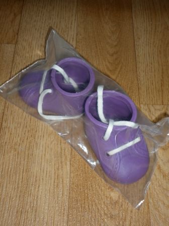 paarse schoenen 6,5 cm