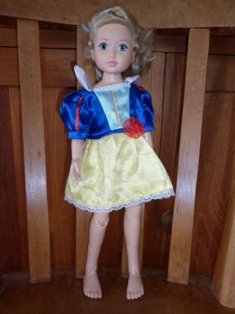 sneeuwwitje jurk 38 cm