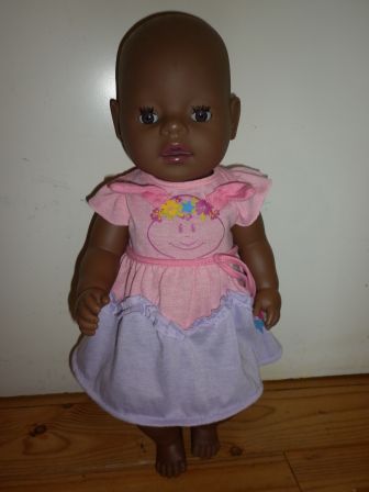 jurkje met konijnenoortjes 43 cm