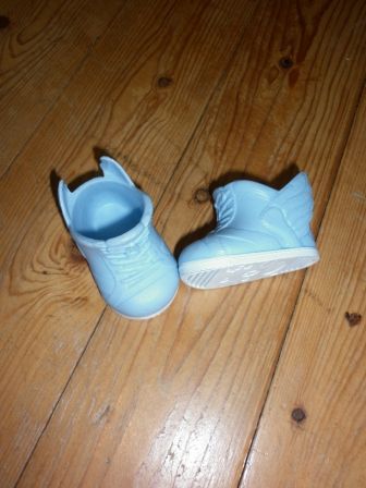 blauwe schoentjes 6 cm