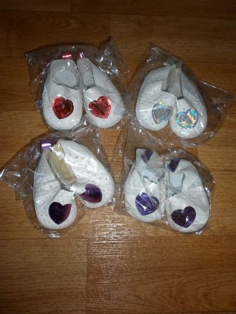 witte instapper met hartje 6 cm