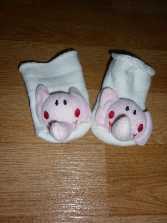 sokjes met olifantjes 8-9 cm