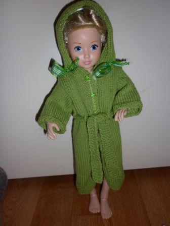 groene (bad)jas 38 cm