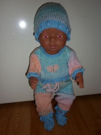 gehaakte 4 delige set 43 cm