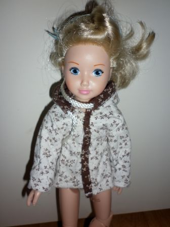 creme/bruin jasje 38 cm