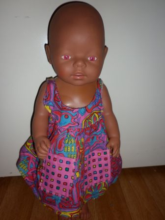 overgooier met drukke print 43-46 cm