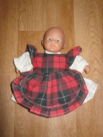 jurkje met ruitjes, ong. 21-22 cm