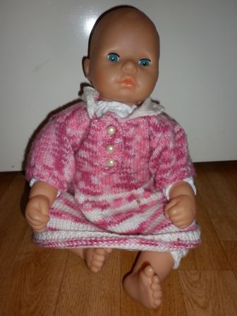 gebreide jurk 48-50 cm