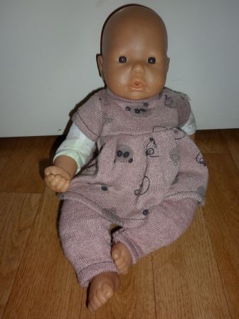 bruin setje met beertjes 32-36 cm