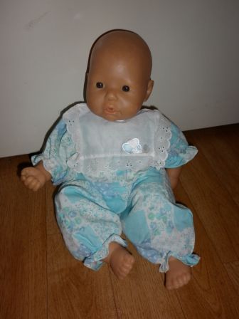 boxpakje in blauw/wit 36 cm