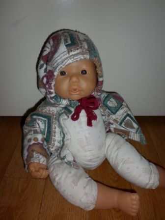 jasje/vest met natuurprint 36 cm