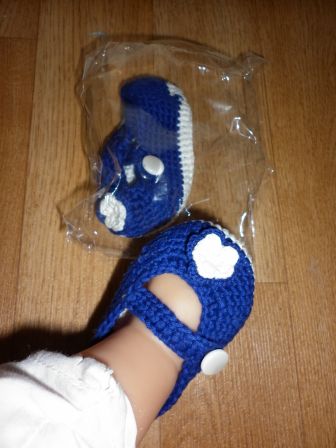 slofjes Hema mt 56/62 'return to sender'