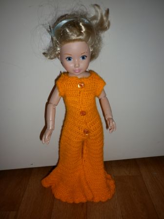 oranje broekpak 38 cm