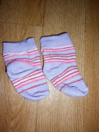 gestreepte sokjes 7 cm