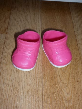 roze stoere plastic schoenen 6 cm