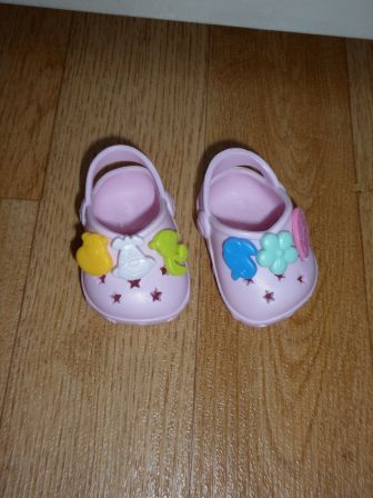 roze baby born crocs 6 cm