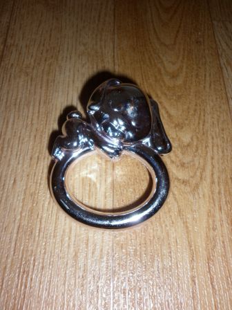 rammelaar zilver met roze gloed