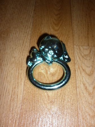 rammelaar zilver met blauwe gloed