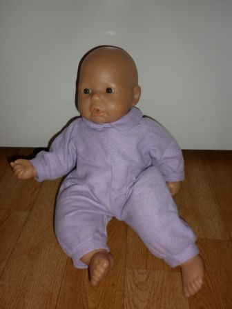 zacht paars pakje 36 cm