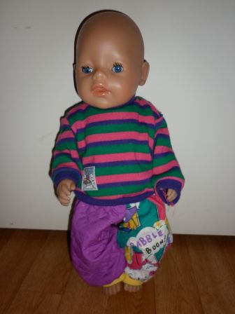 winterset paars/groen/roze 43 cm