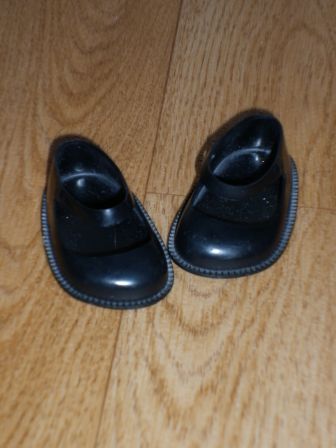 zwarte schoentjes 5 cm