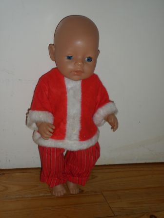 rood/witte winterset 43 cm