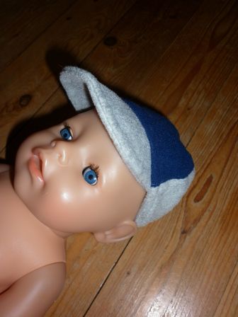 grijs/blauw petje 43-48 cm