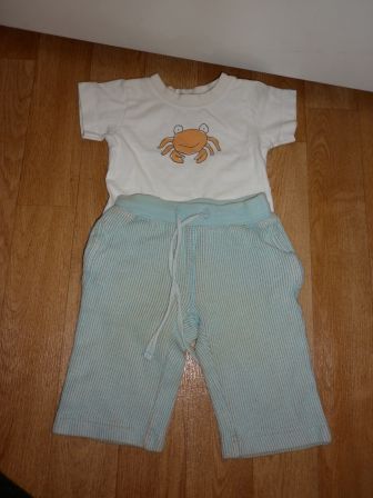 Noppies lange broek met shirtje