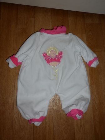 creme boxpak met engeltje 46 cm