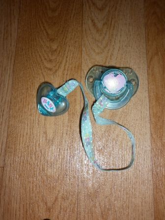 magische/magnetische blauwe speen