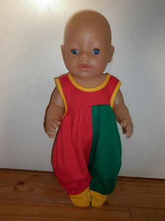 boxpak in rood/groen/geel 43 cm